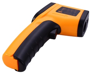 GS320 Laser Digital LCD IR Infrared Thermometer Auto Temperature Meter Gun Non Contact Sensor -50C~380C for industrial use