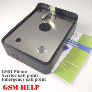 GSM Emergency HELP POINT / GSM audio service intercom Hand free phone