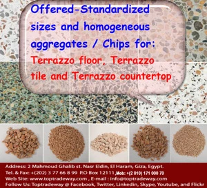 Guaranteed dry aggregate for Epoxy Terrazzo