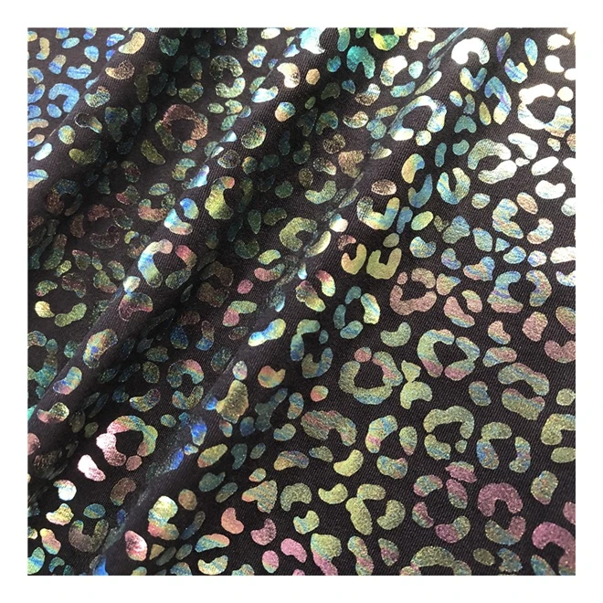 Gucce Popular Tropical Animal Leopard Printed Polyester Swimwear Spandex Stretch Fabric
