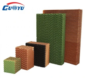 GY poultry equipment evaporative cooling pad farm poultry evaporative honey comb cooling pad sale