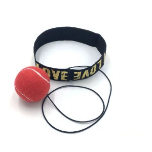 Gym Fitness Reflex PU rubber boxing fight ball headband speed ball with headband