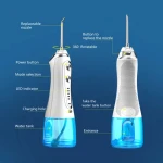 H2ofloss Factory Smart Cordless Water Pick Flosser Portable Dental Oral Irrigator Water Flosser with CE Certificated