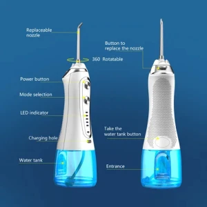 H2ofloss Factory Smart Cordless Water Pick Flosser Portable Dental Oral Irrigator Water Flosser with CE Certificated
