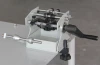 Hand operated belt type resistor cutting forming machine