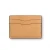 Import Handmade front pocket leather card holder for man natural veg tan leather wallet card holder from China