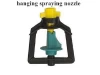 Hanging and inserting spraying pressure rotary water plastic nozzle