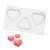 Import Heart Series Shaped Silicone Mold Baking Moulds For Cake Chocolate Mousse Dessert Decoration Tool from China
