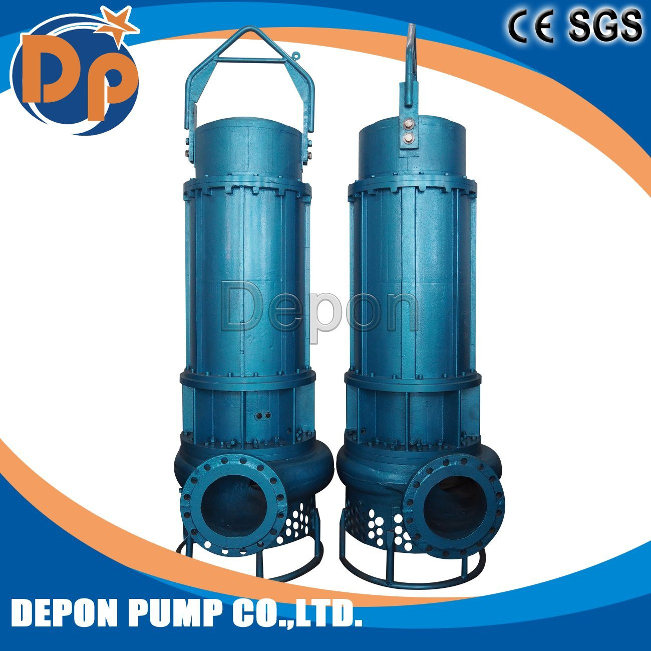 Heavy Duty Cr27 Cast Iron 110 Kw Submersible Pump of Small Diameter Slurry Pump Submersible Submersible Slurry Pump