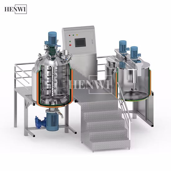 Henwi Vacuum Mixer Homogenizer Emulsifier with CE Certificate