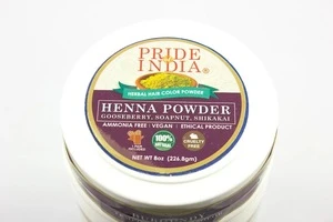 Herbal Henna Powder - Burgundy - W Gloves (0.5Lb Jar)