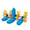 high efficiency  floating impeller solar aerator for fish pond | paddle wheel aerator float