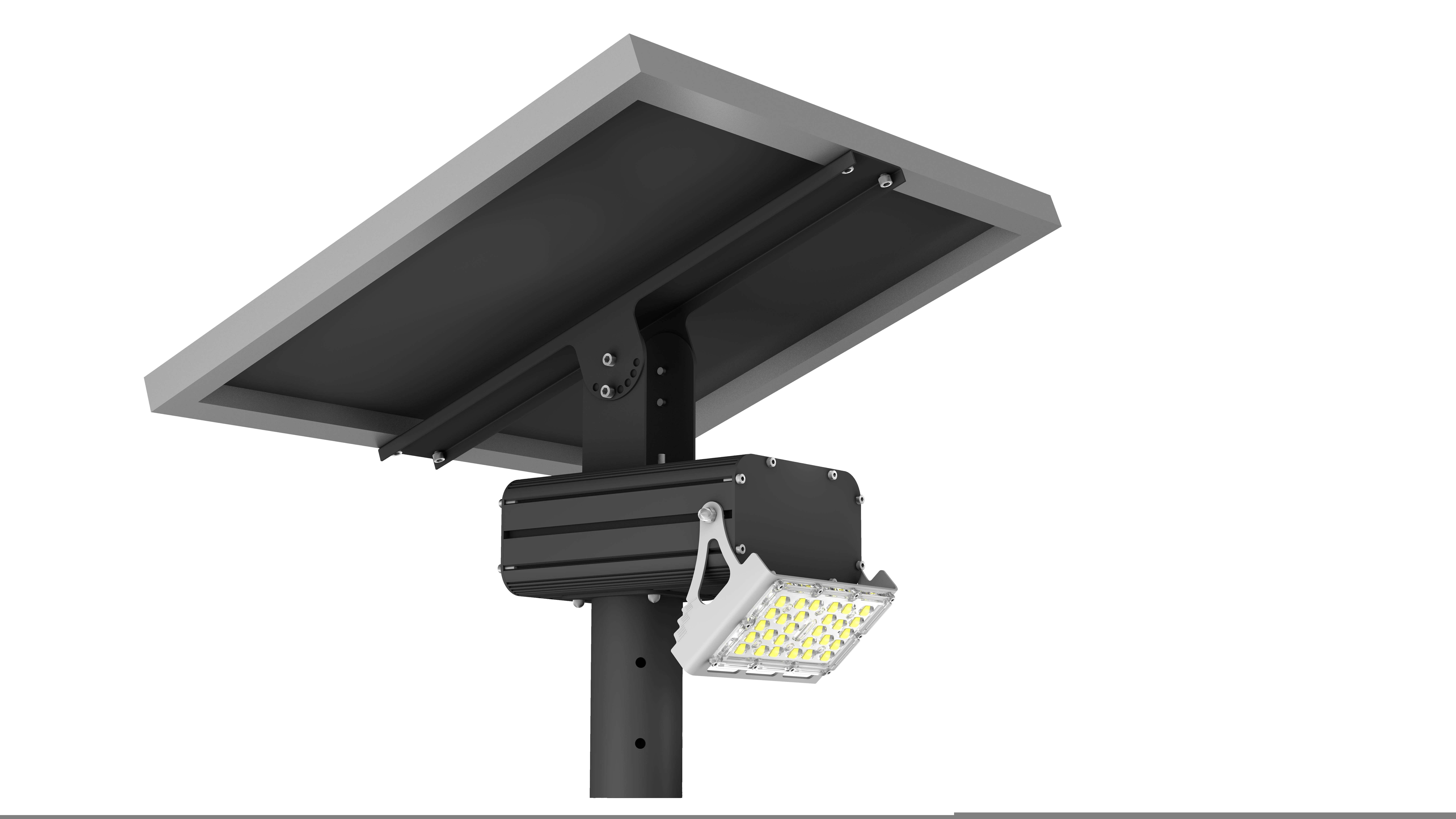 High Lumen 180lm/w in A grade quality solar led street light 15W integrated all in one street light solar