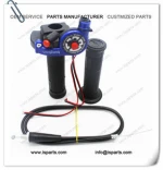 High performance Motorcycle Blue Throttle Grip Kill Switch