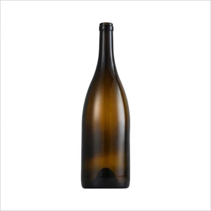 High Quality 750ml Dark Green Frosted Sparking Wine Bottles 75cl Glass Champagne Bottle With Cork