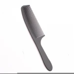 High Quality Black Straight Hair Comb Pro Salon Hair Styling Hairdressing Antistatic Carbon Fiber Comb For Barber Hair Cutting