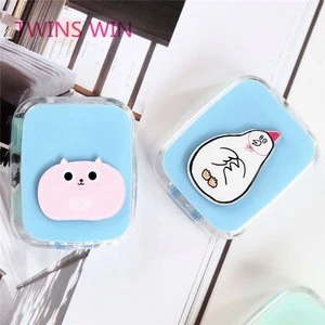 high quality case for contact lenses cute Pig Contact Lens Case colorful cheap contact lenses from china