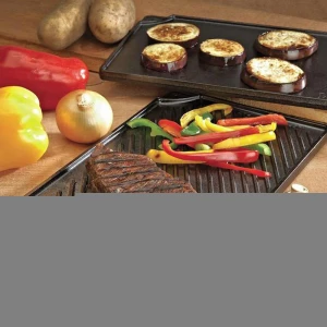 High-quality Cast Iron Bbq Griddle Plate Grill Cast Iron BBQ Griddle Plate Grill Pan
