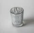 Import High Quality Cheap Glossy Silver Electroplating Glass Tea Light Candle Holder from China