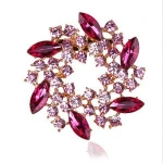 High Quality Cheap Pure Handmade Beautiful Amazing Latest Design Wedding Flower Brooch