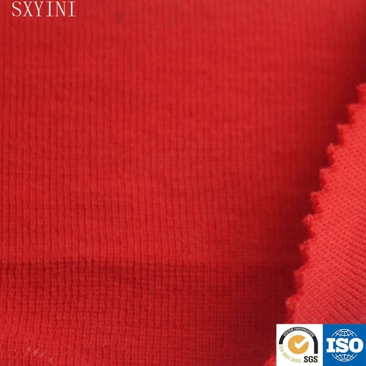 high quality combed cotton french rib knitted fabric