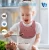 Import High Quality Custom Logo Feeding Bib Colorful Silicone Baby Bibs from China
