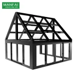 High quality glass house, glass roof price