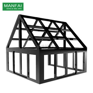 High quality glass house, glass roof price