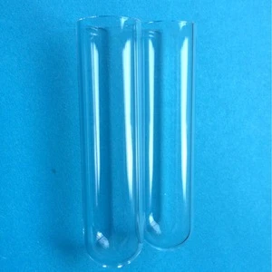 High quality high temperature resistance clear quartz glass test tube for laboratory