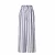 Import High Quality High Waist Striped Wide Leg Pants Women Full Trousers from China