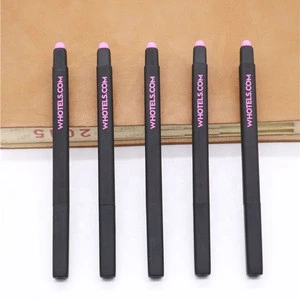 high quality hotel custom logo square rubber coated stylus pen for sale
