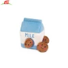High Quality Interactive Squeaky Hide and Seek Plush Dog Toy Pet Toys plush Milk and Cookies