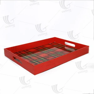 High quality lacquerware/ lacquer bamboo tray made in Vietnam