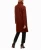 Import High Quality Long Red Woolen Ladies Coat For Cold Winter from China