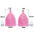 Import High Quality Menstrual Cups Silicone Period Cup 2 Size Softer Menstruation Cup from China