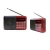 Import high quality portable JLH fm radio with big buttons usb mini fm radio from China
