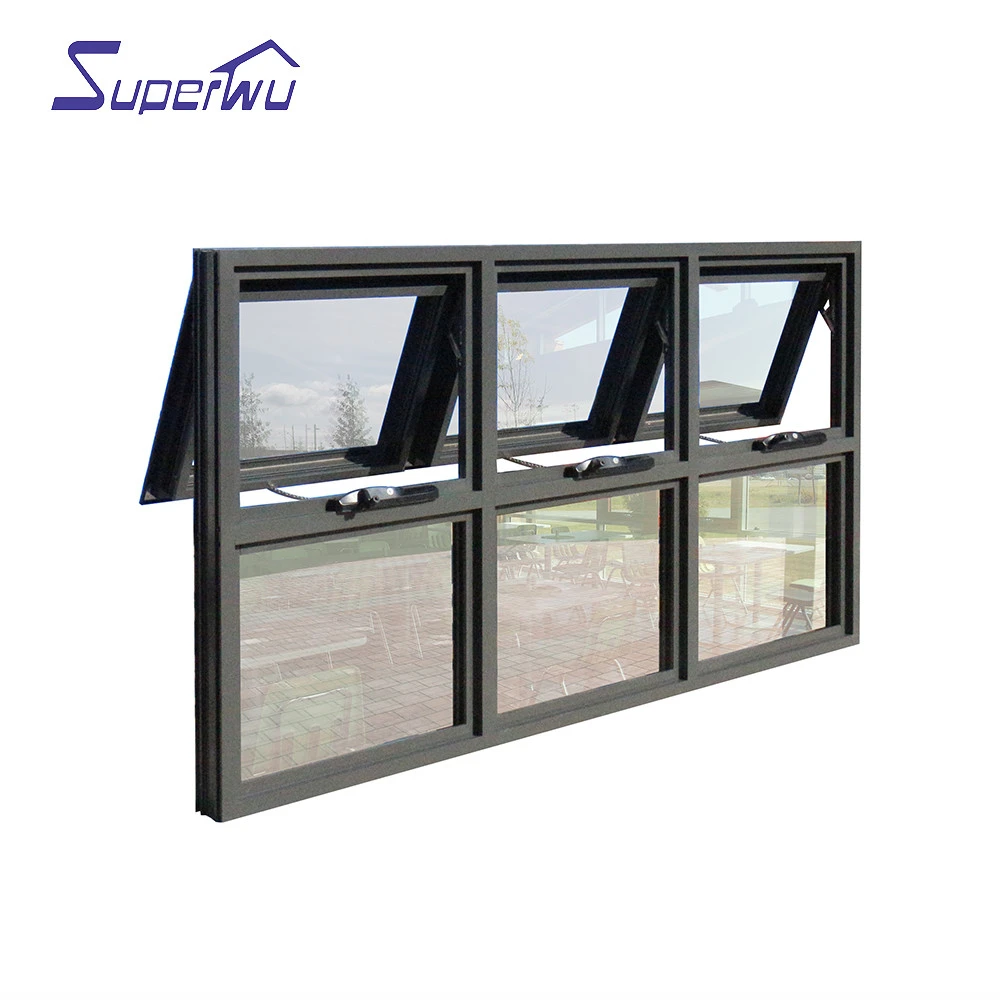 High Quality Product Soundproof Aluminum Glass Windows Awning Window