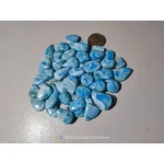 High Quality Ring Size Natural Larimar Loose Gemstone Cabochon Lot For Fine Ring Jewelry Fine Quality Jewelry Gemstone Healing
