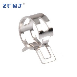 High quality safe durable small constant tension zinc plated spring band hose clamp