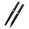 High quality stainless steel ball pen heavy metal promotional pen with custom logo