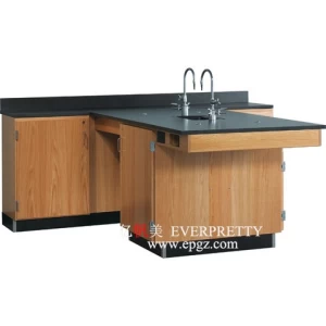 High Quality Standard Size Long Lab Bench Workstation with Sink New Design Hot Sales School Lab Furniture