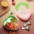 Import High Quality Strawberry Silicone Stainless Steel China Tableware Promotional Gift Baby Kids Dining from China