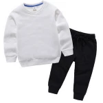 high quality Two pieces cotton tracksuit for kids
