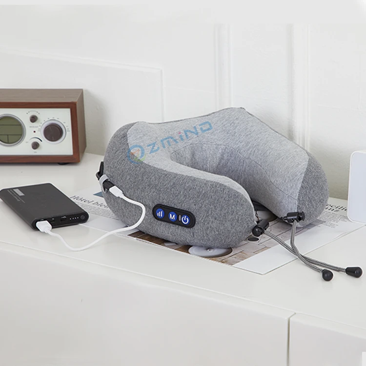 High Quality U Shape shiatsu heating Multi-function Neck Electric Travel Massage Pillow electirc ushaped massage pillow