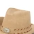 Import High Quality Unisex Cowhide Hats Wide Brim Western Cowboy Jazz Hat Cap with Strap Metal Bull Head from China