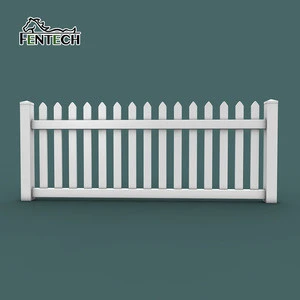 High Quality White Cheap Wholesale Picket Fence, Fences for Flower Beds Plastic