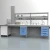 Import High School Corrosion Resistant Steel And Wood Lab Central Bench, Steel Wood Chemistry Laboratory Work Table/ from China