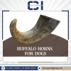 Highest Selling 3 Natural Buffalo Horn Dog Chew Sustainable and Long-Lasting for Aggressive Chewers for Large Dogs