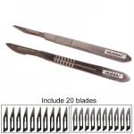 Hight Quality 22pcs Stainless Steel handle Scalpel blade Disposable blade Multi-purpose knife  Animal Surgical Scalpel