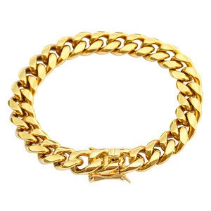 hip hop cuban link bracelet jewelry for men